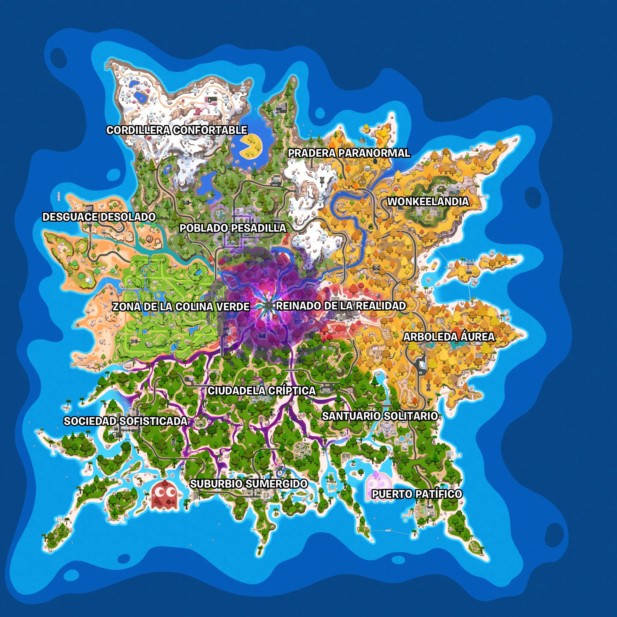 Mapa de Shattered Coast